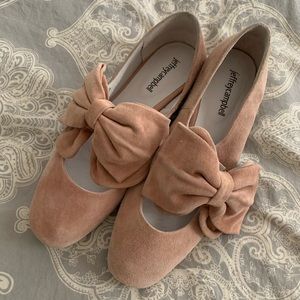 Jeffrey Campbell Rose blush flats